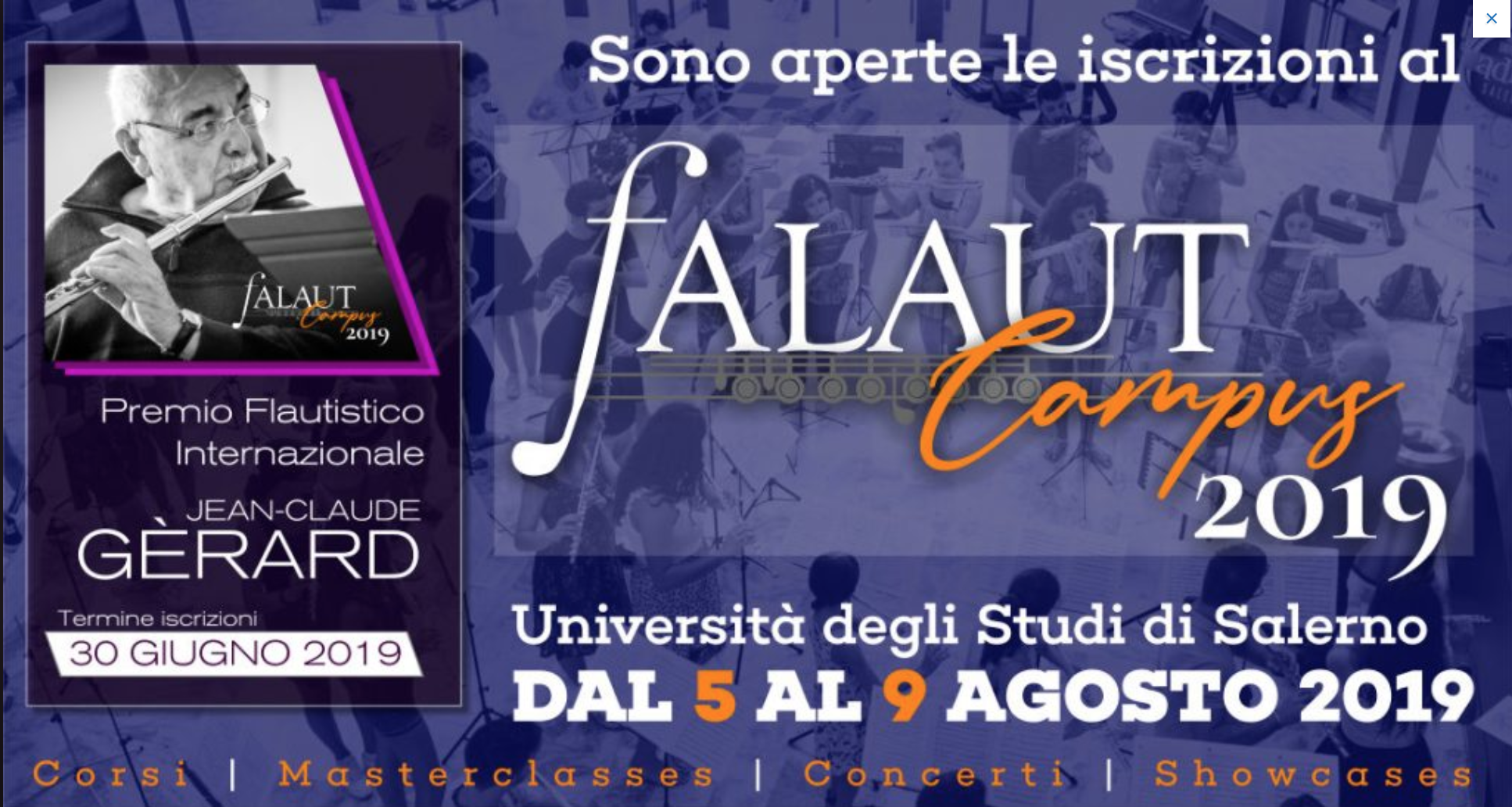Falaut Campus, Fisciano (SA) 5-9 August 
